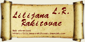 Lilijana Rakitovac vizit kartica